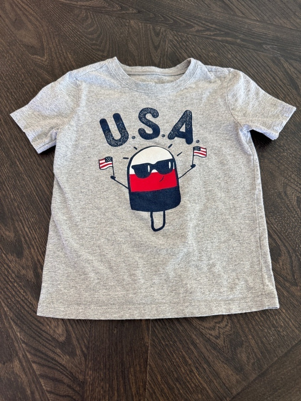 Carter’s USA Popsicle Graphic Tee - Gray